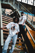 Afbeelding laden in galerij, White GABOS T-shirt on staircase